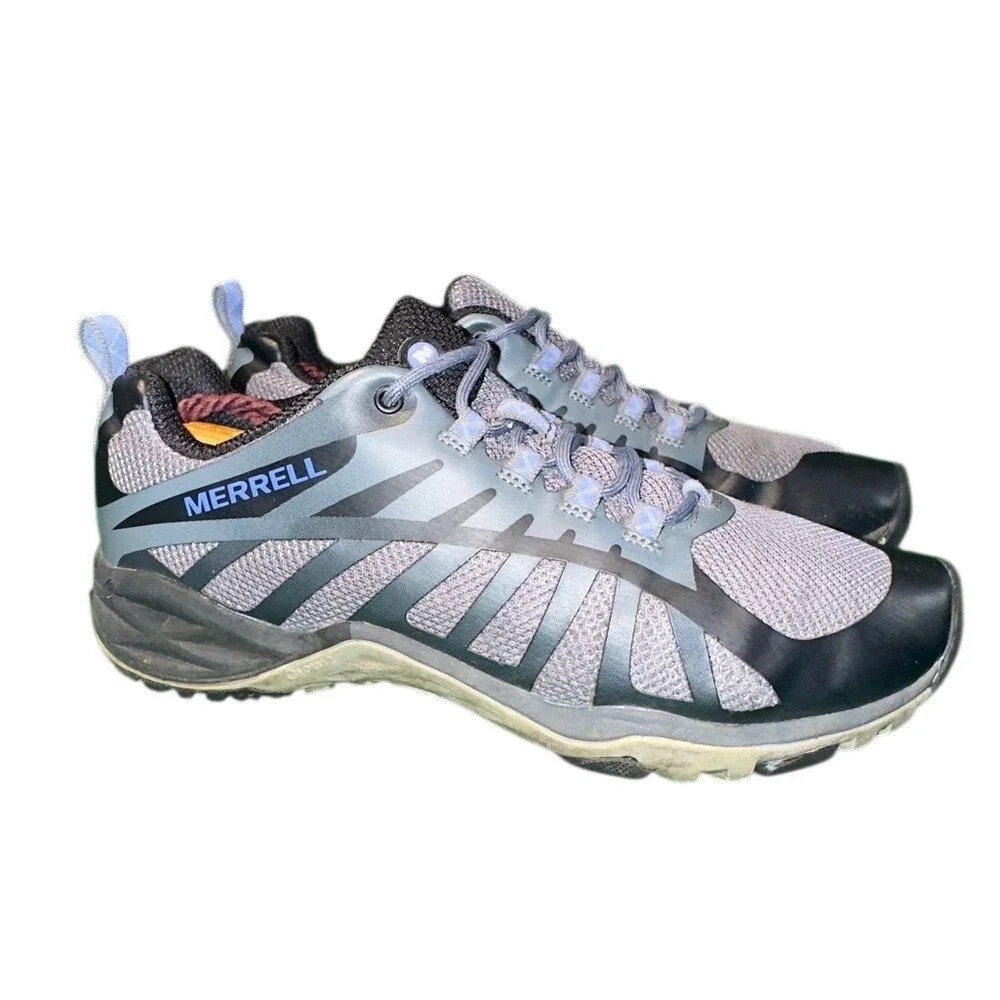 Merrell Siren Edge Q2 Womens Hiking Shoes Grey Blue‎ J41316 Size 8